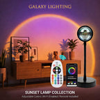 Smart RGB Sunset Lamp with remote control and app — Galaxy Lighting collection